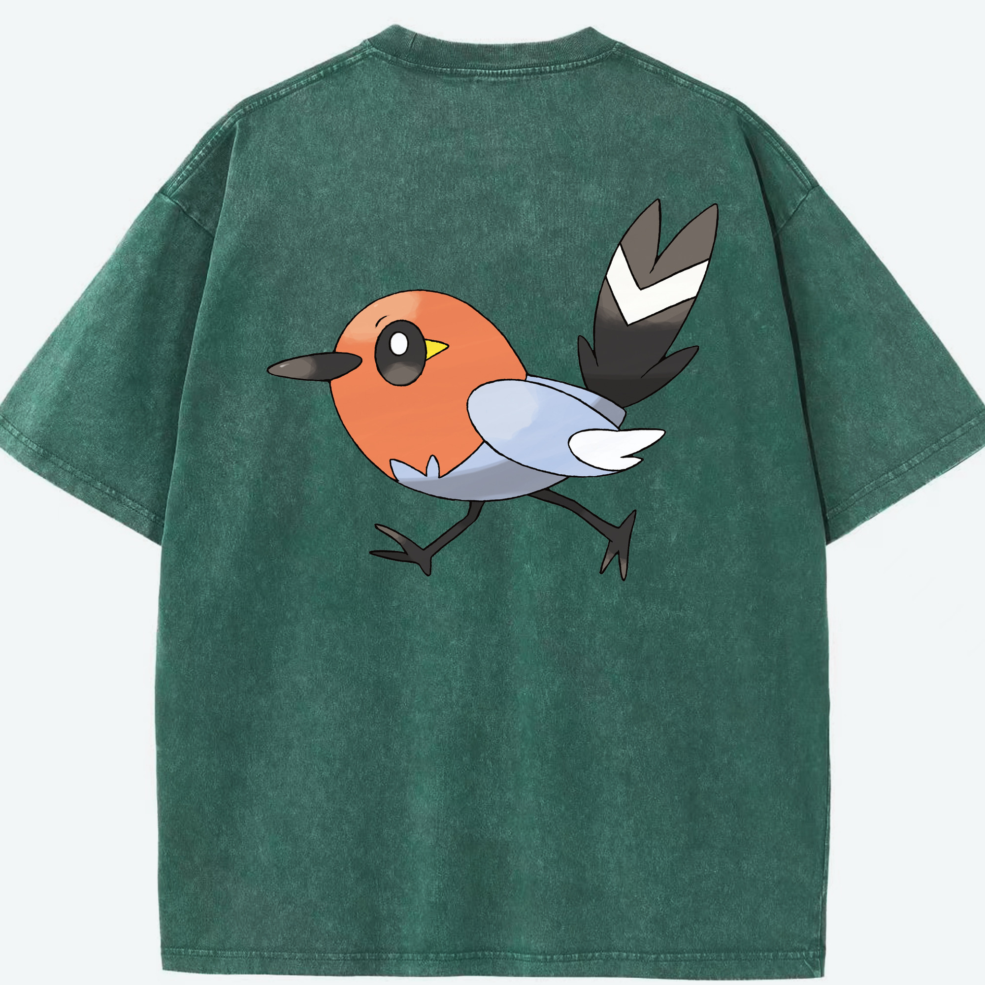 （画像用） ポケットモンスター Pokémon 綿100% ヴィンテージ風 半袖Tシャツ（背面プリント）